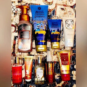 NWT 10 PC Bath & Body Works BBW Assorted (Retail Value $95.55) BRAND NEW Bundle